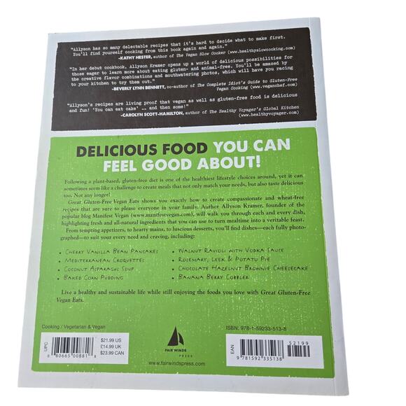 Vegan, Gluten Free Cookbooks Bundle Of 2 - Picture 5 of 10